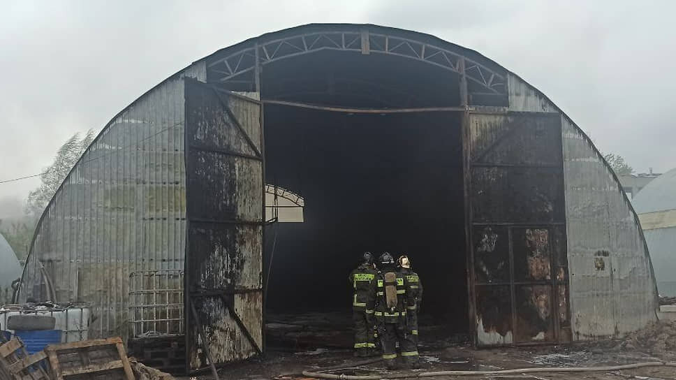 Автомойка в Дзержинске после пожара.📷Фото: ГУ МЧС по Нижегородской области