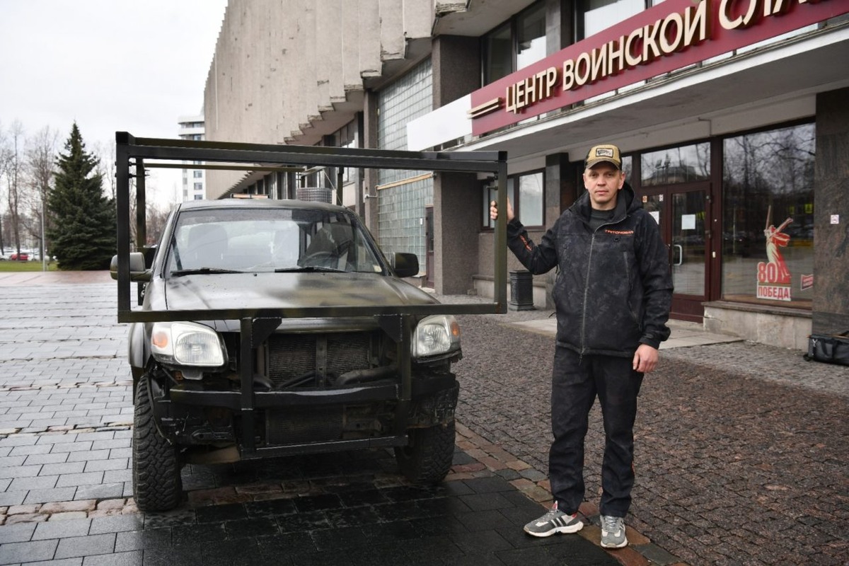    Житель Карелии Андрей Марков отдал свою машину на нужды бойцов СВО. Фото: "Республика" / Лилия Кончакова