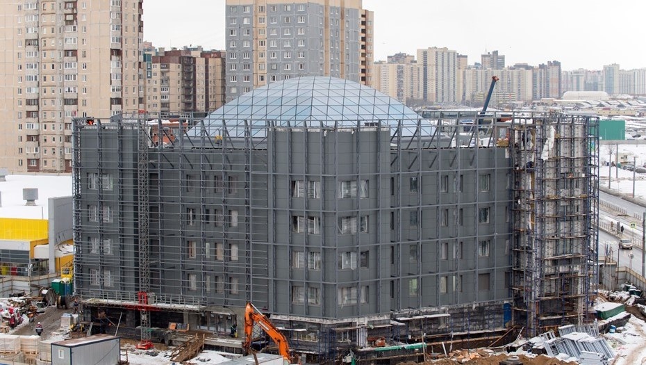    Строительство станции метро Казаковская. Автор фото: Ермохин Сергей/"ДП"