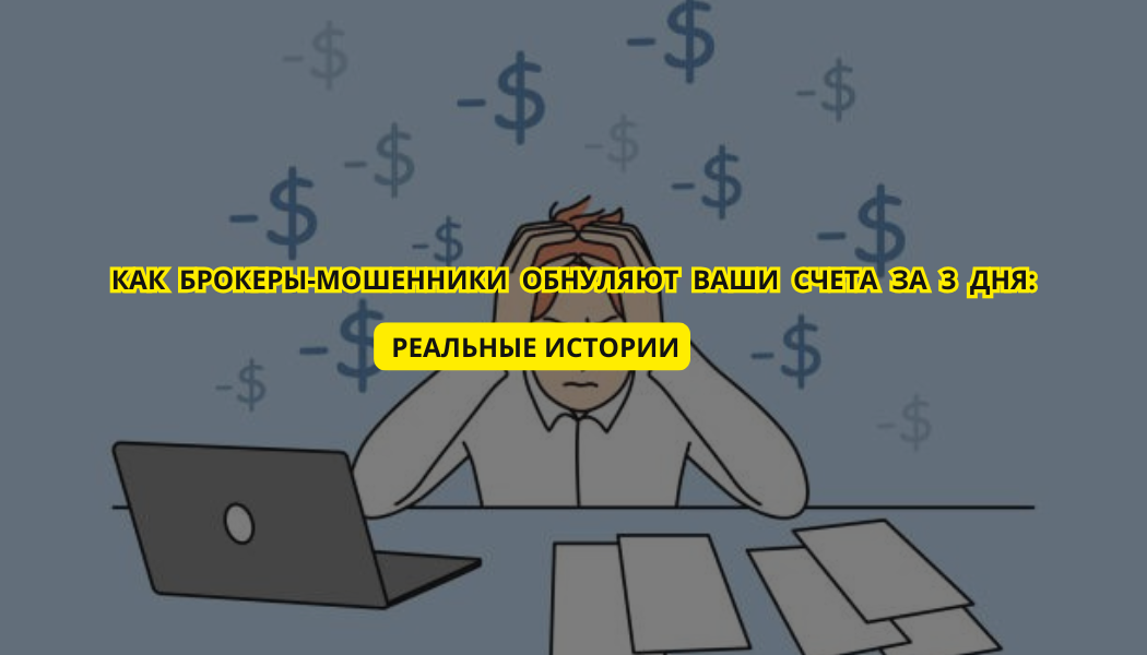 Как брокеры-мошенники обнуляют ваши счета за 3 дня: реальные истории