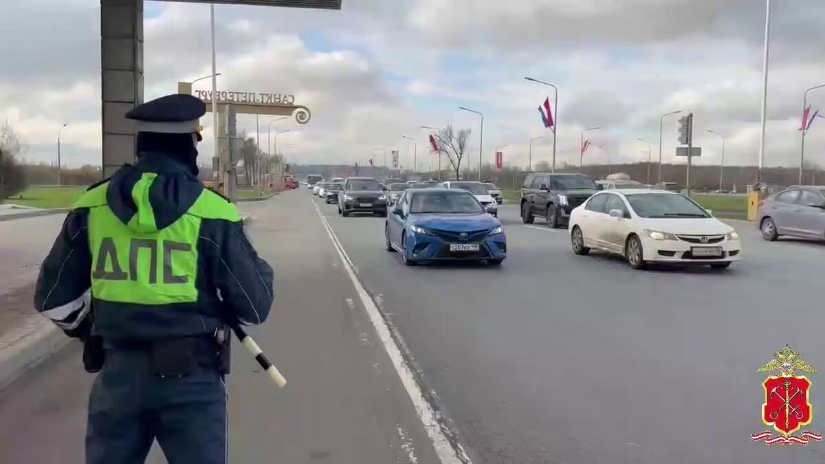 Кадр видео ГУ МВД по Петербургу и Ленобласти 