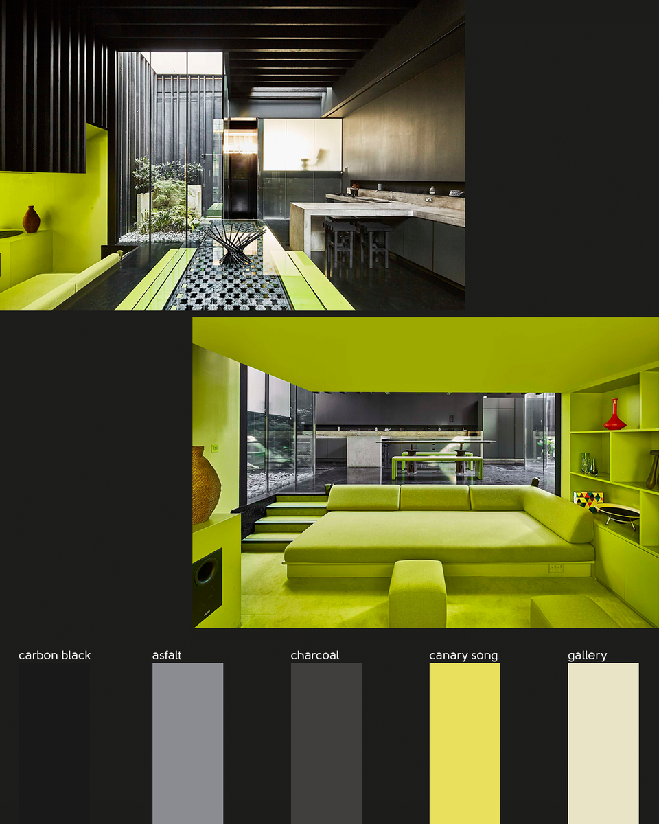 Палитра Olsta Architect в колористике проектов Дэвида Аджайе