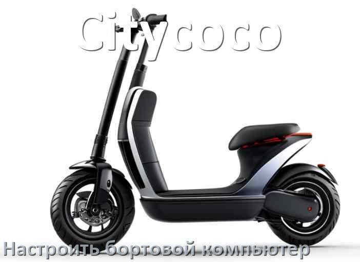
Как на электросамокат Citycoco установить и настроить бортовой компьютер