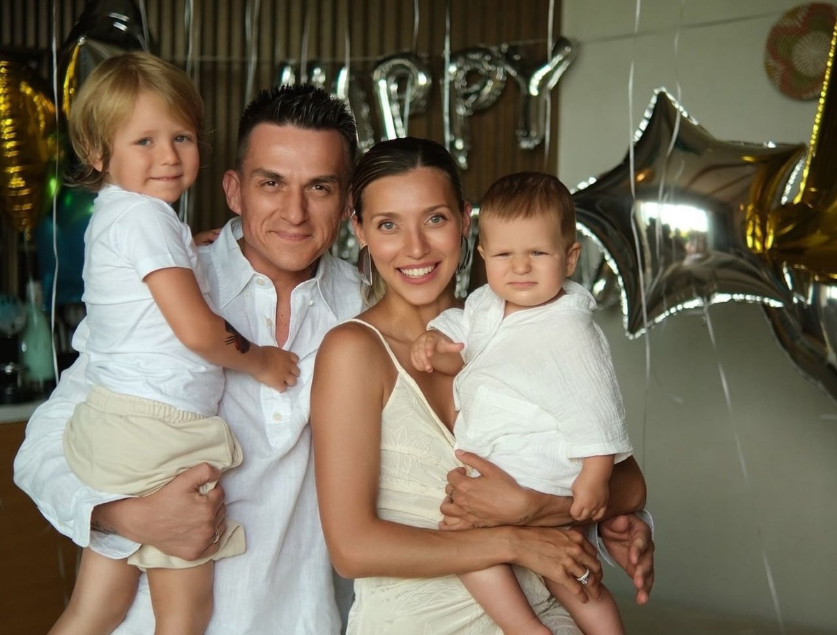 Тодоренко и Топалов с детьми