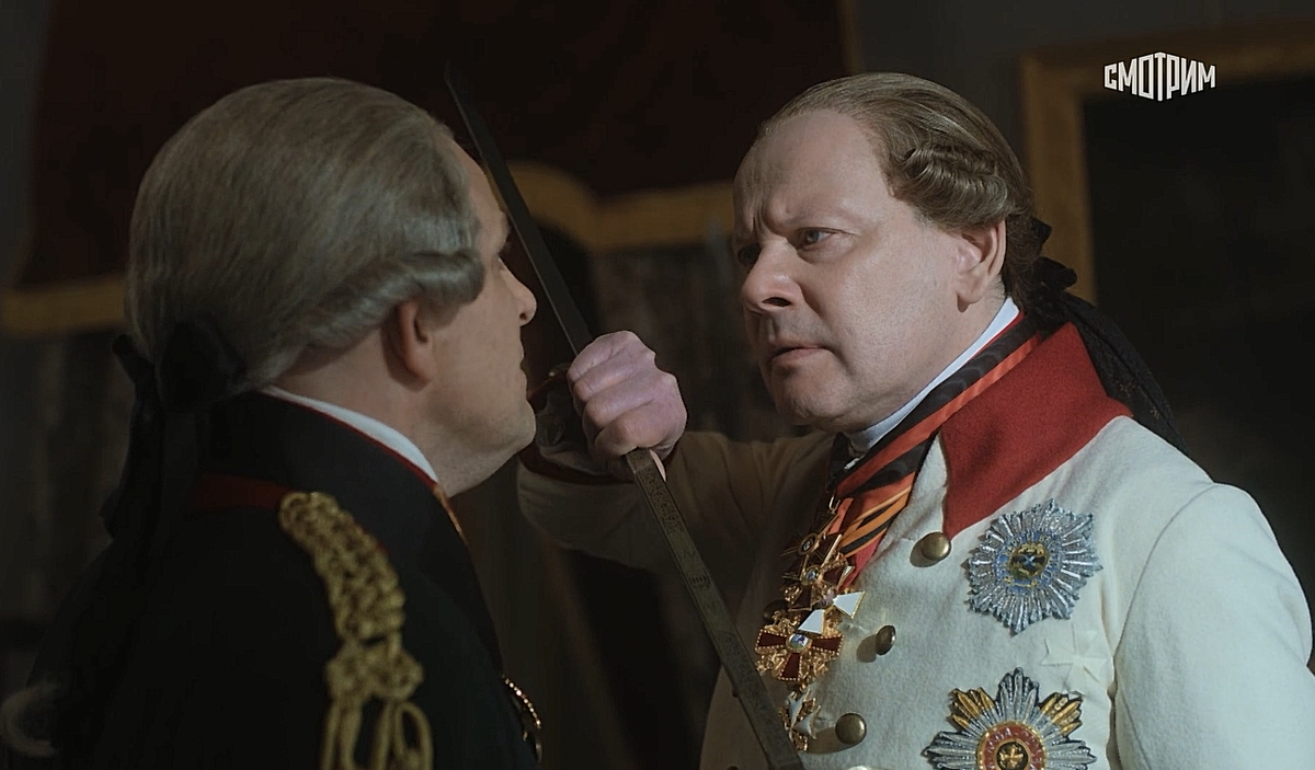 Кадр из сериала «Александр I» Фёдор Лавров и Данил Спиваковский