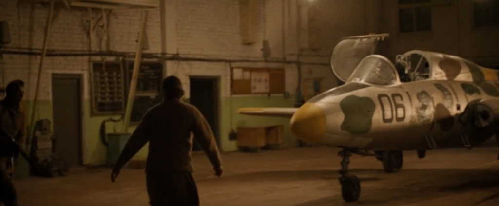 Aero L-29 «Delfin», кадр из киносериала «СМЕРШ 3. Секретный истребитель», 2025 год