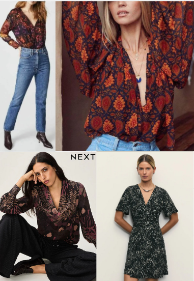 Платья и блузки брендов Next и Zarina