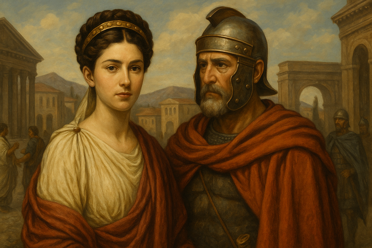 Ливия и ее первый брак