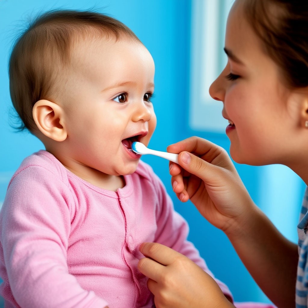 Первый зуб - первая щетка