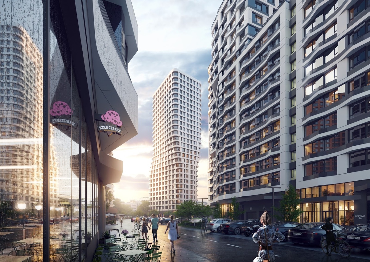 Визуализация квартала «Вдохновение» в проекте «Символ»