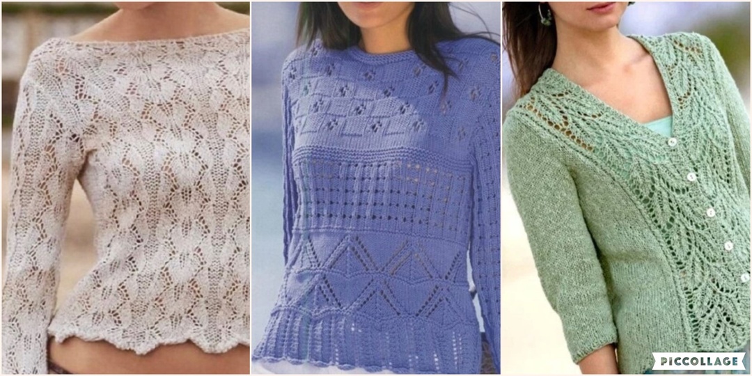 Пришло время ажурных узоров. Модели с красивыми узорами.