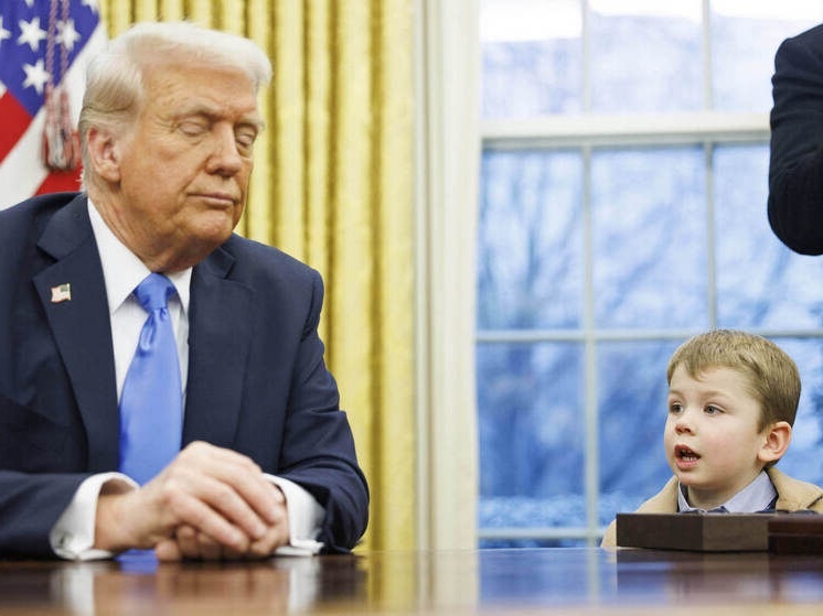 Трамп и сын Илона Маска