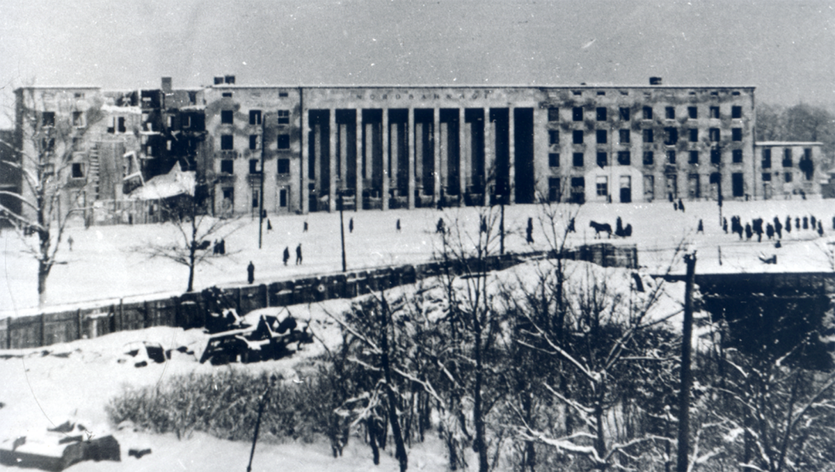 Северный железнодорожный вокзал, зима 1947 г.