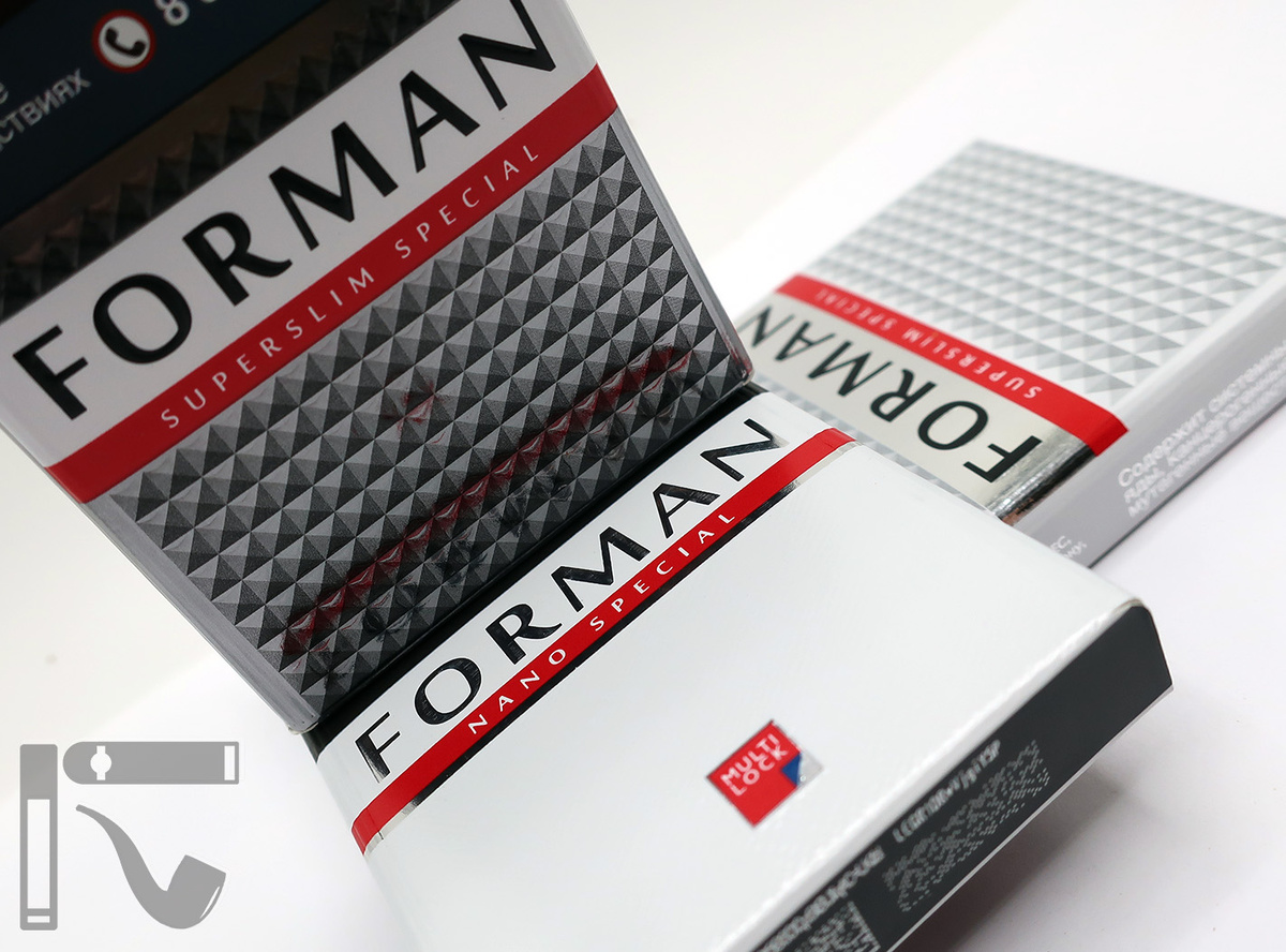 Сигареты Forman. Фото: © канал "Уголок Курильщика"