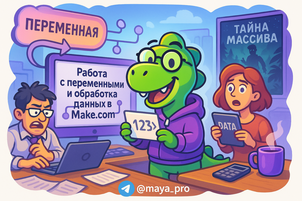    Работа с данными в Make.com: Как выжать максимум из автоматизации и переменных для бизнеса Артур Хорошев