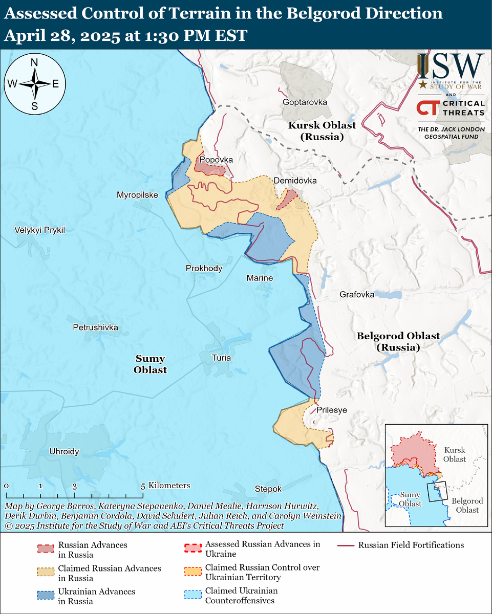 Источник: Американский Институт Изучения Войны. 