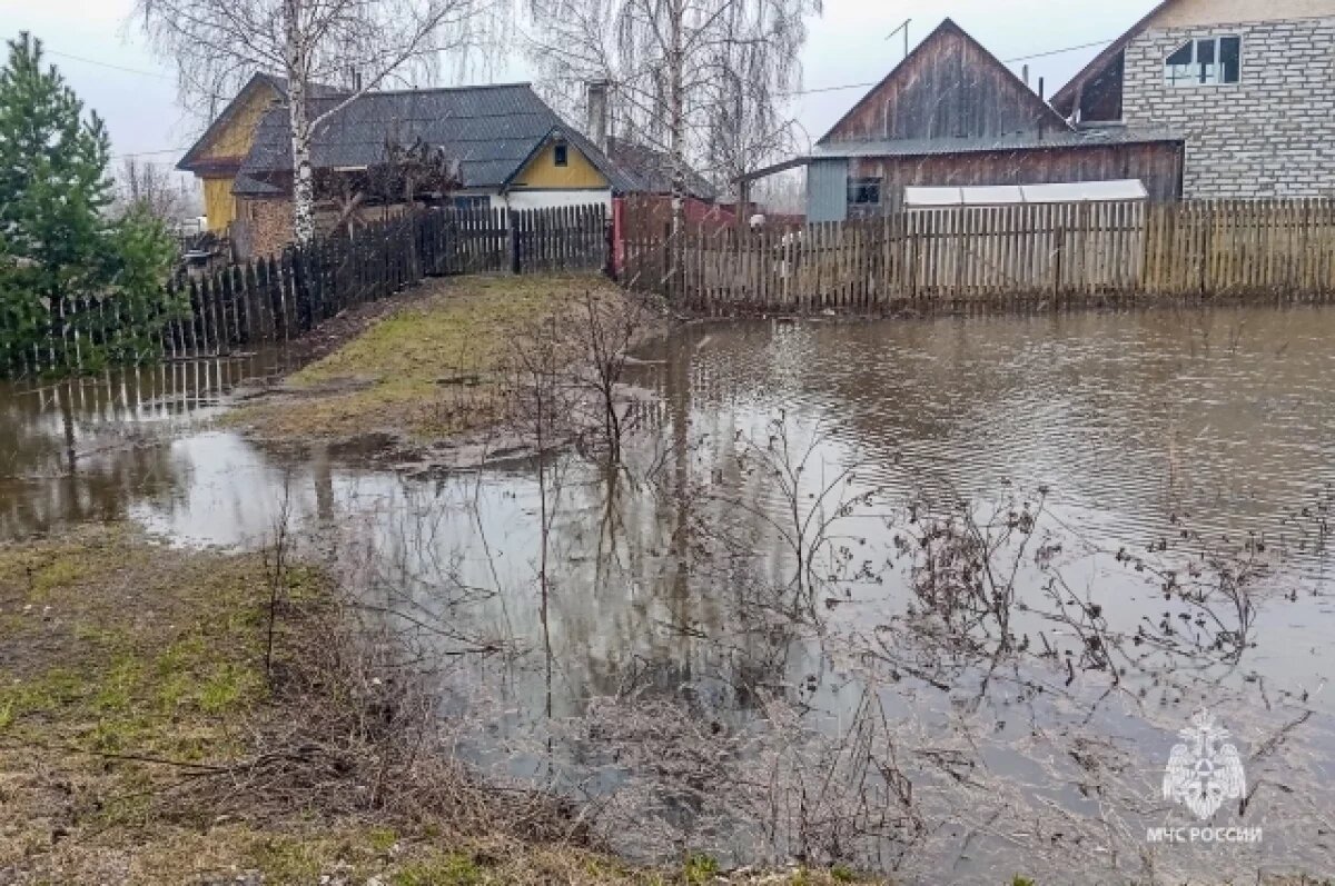    В Пермском крае из-за паводка зафиксировали затопление в трёх округах