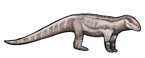 Реставрация внешнего облика турфанозуха.