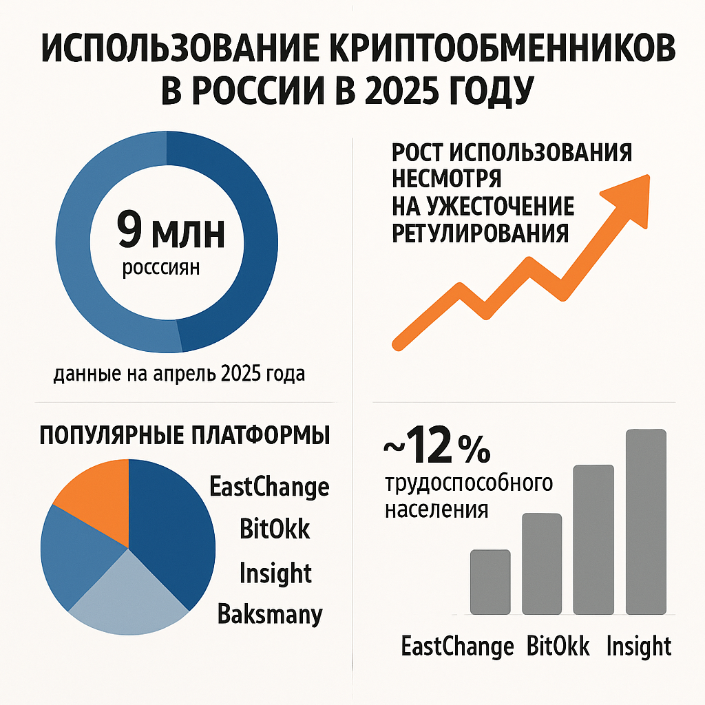 Статистика использования обменников в России
