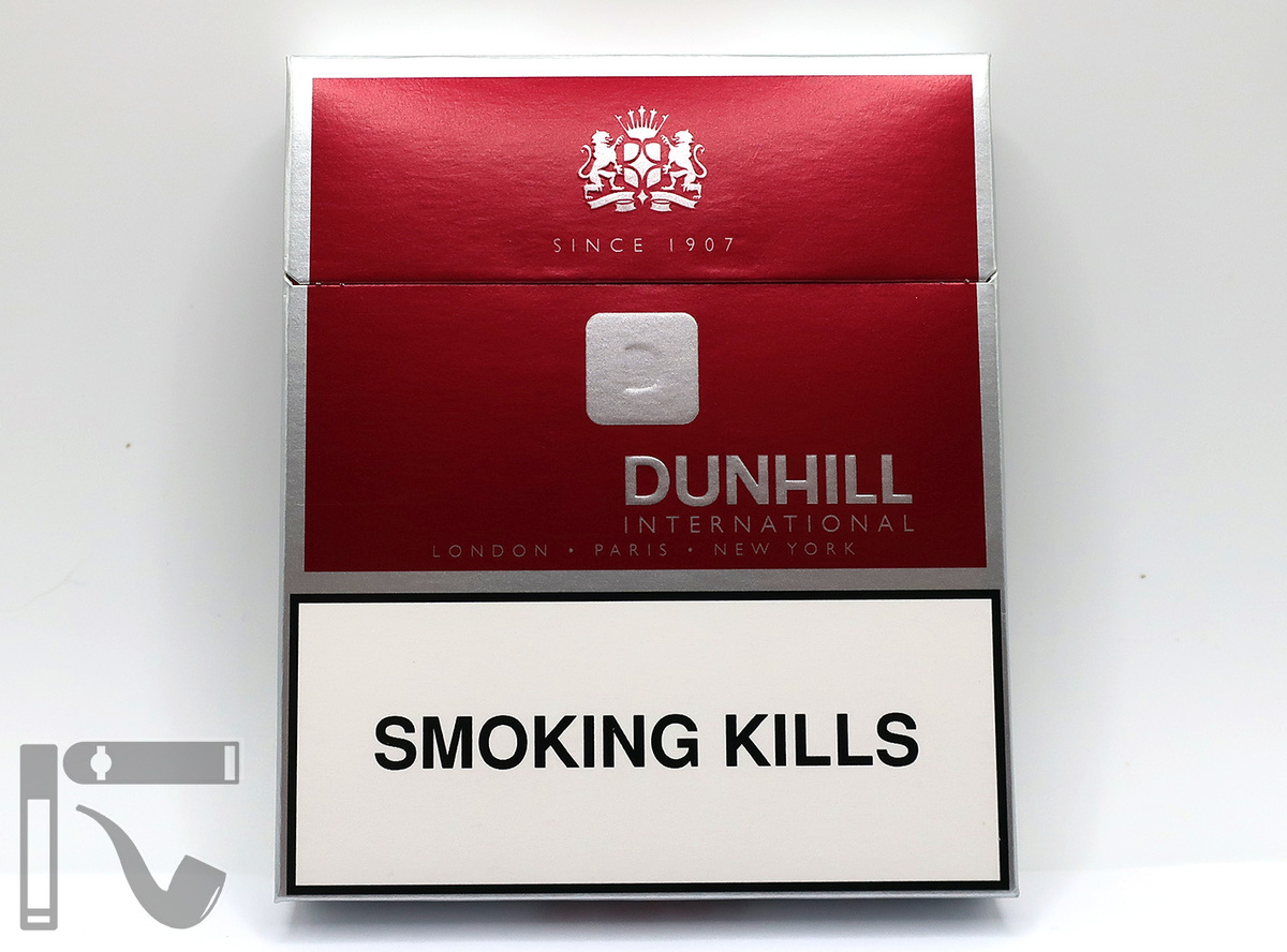 Сигареты Dunhill International. Фото: © канал "Уголок Курильщика"