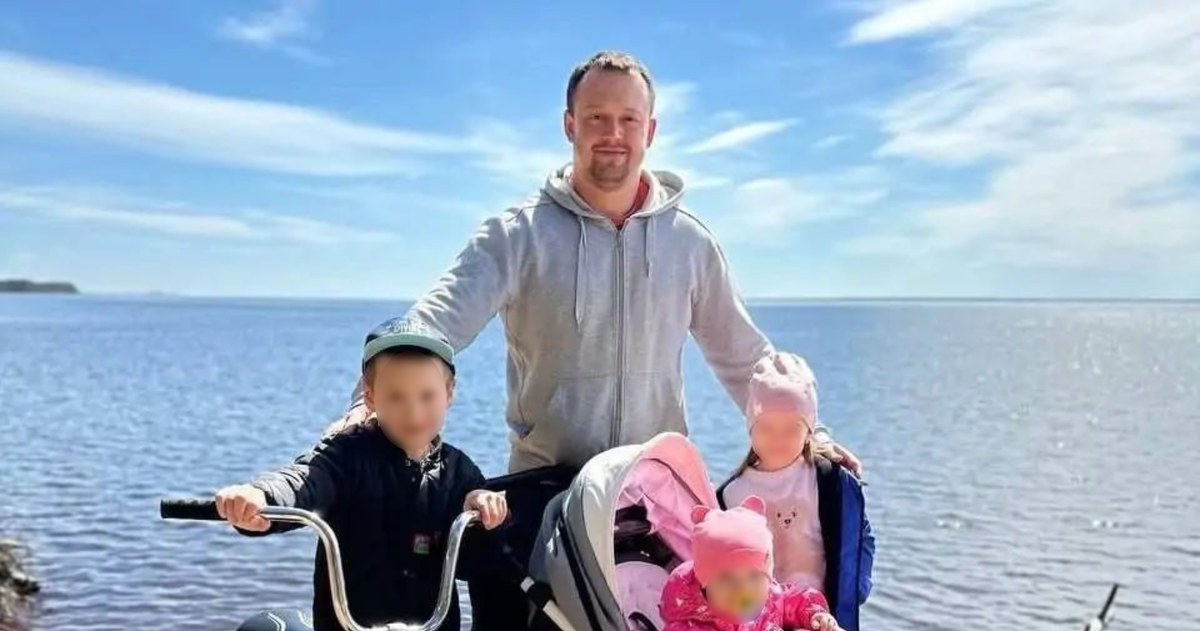 Илья Блюм с детьми