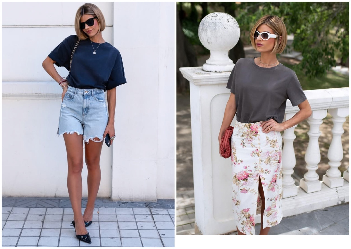 Футболки и без логотипа смотрятся стильно. Источник: Соцсети