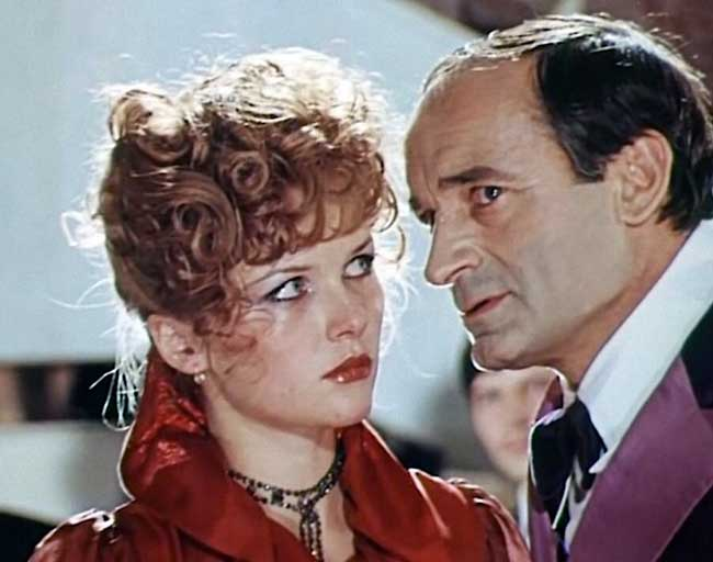 Яковлева и Гафт во время съемок
