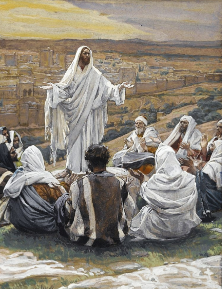 Рис. 1. Картина Джеймса Тиссо (фр. Jacques-Joseph Tissot, анг. James Tissot) «Отче наш» (1886-1894 гг.). Молитва «Отче наш» – это коллективная молитва о приходе Царствия Божия на землю