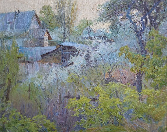 Блинова. Сады цветут. 2015. Холст, масло.