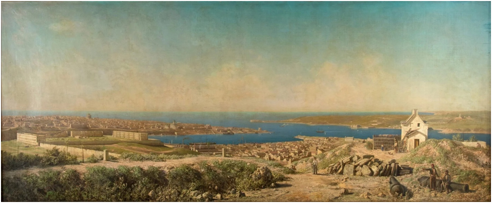 Верещагин П.П. Вид Севастополя с Малахова кургана, 1871