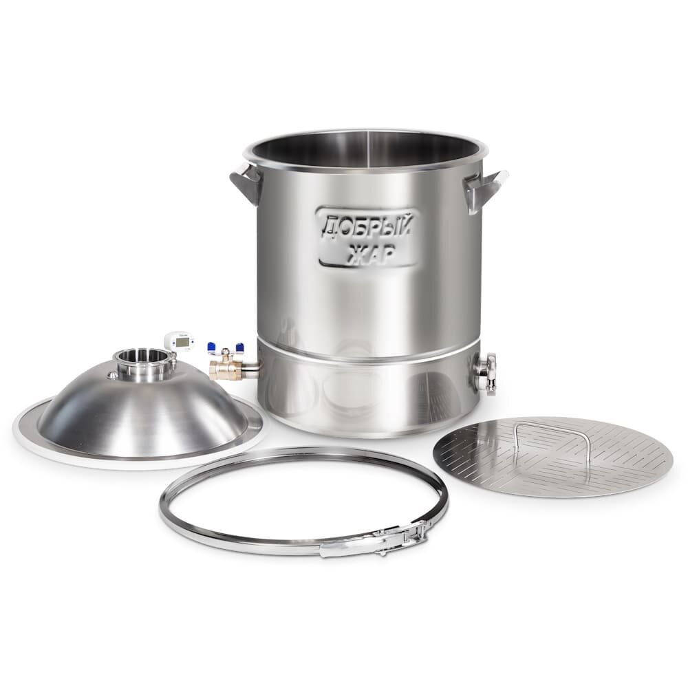 Перегонный куб в разборе (с фальш-дном).