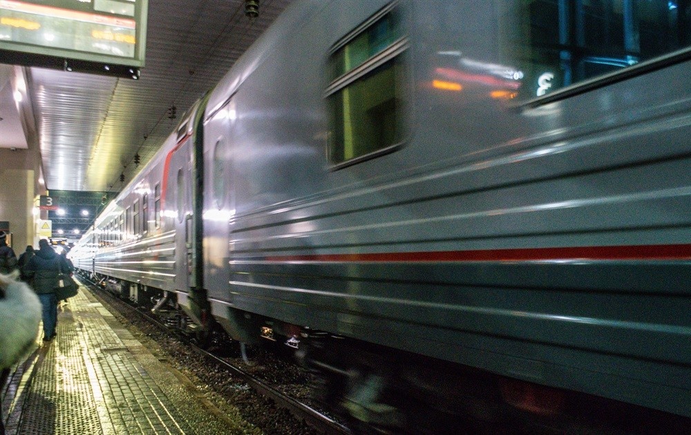 До отправления поезда осталось пять минут