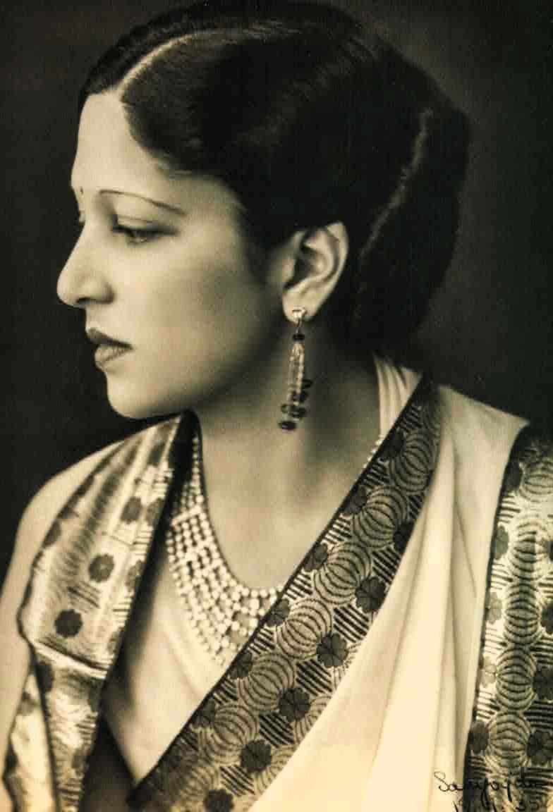 Махарани Саньогита Бай Холкар, первая жена Яшвант Рао Холкара II, 1935 год