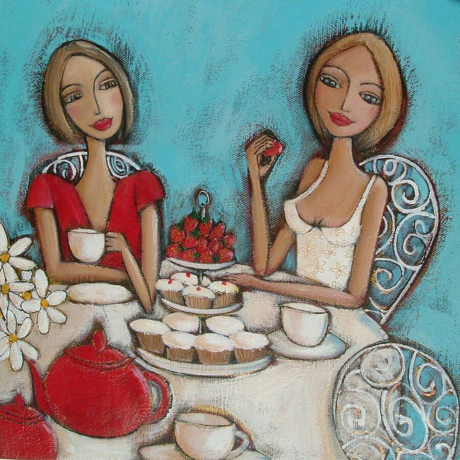 Картина Дениз Даффары 
https://ru.pinterest.com/pin/coffee--444941638196766545/
