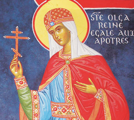 Равноапостольная Ольга. Икона