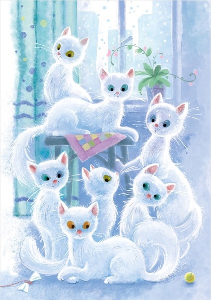 Милые домашние снежинки...