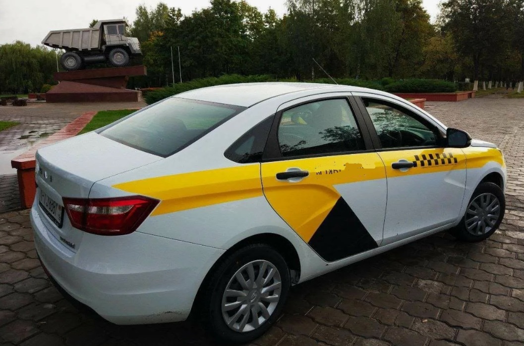 Лада Веста в такси