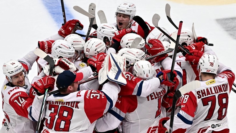     Хоккеисты ярославского «Локомотива» РИА Новости Алексей Мальгавко