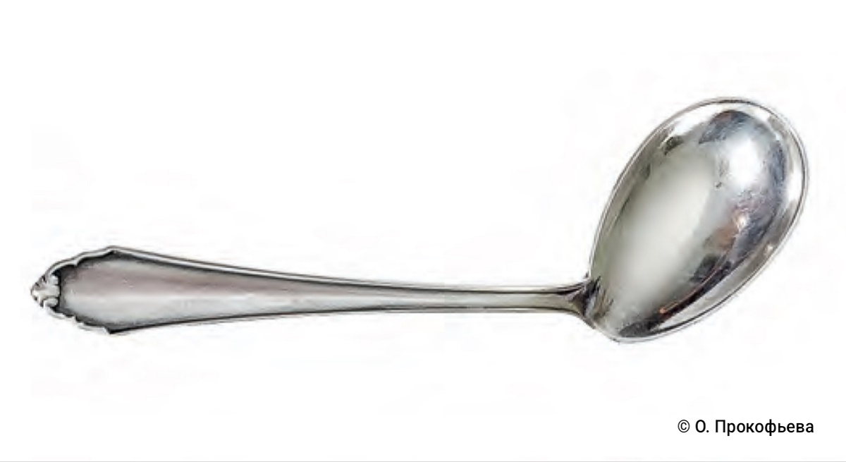 Детская ложка для кормления. 1930–1940. Bremer Silverwarefabrik. Германия. Посеребренный металл. Длина: 12,5 см. 