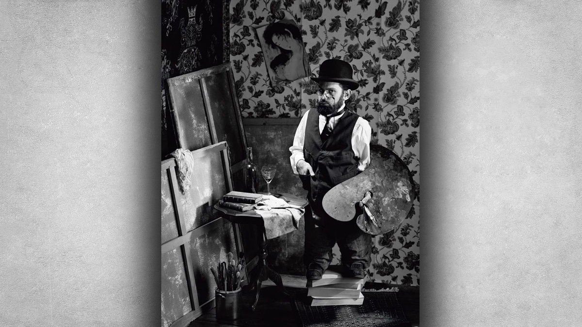 Фотография Анри де Тулуз-Лотрека, созданная Полем Сескау, 1894 г.