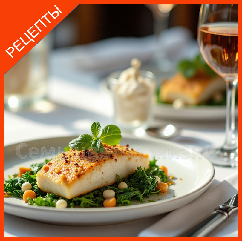 Порционная  праздничная подача самой простой рыбки.