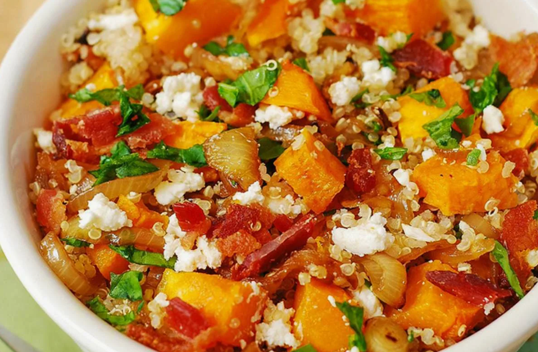 Тёплый салат с тыквой. Источник фото Тёплый салат с тыквой