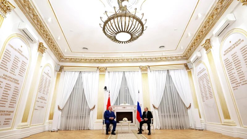     Владимир Путин и Александр Лукашенко. kremlin.ru