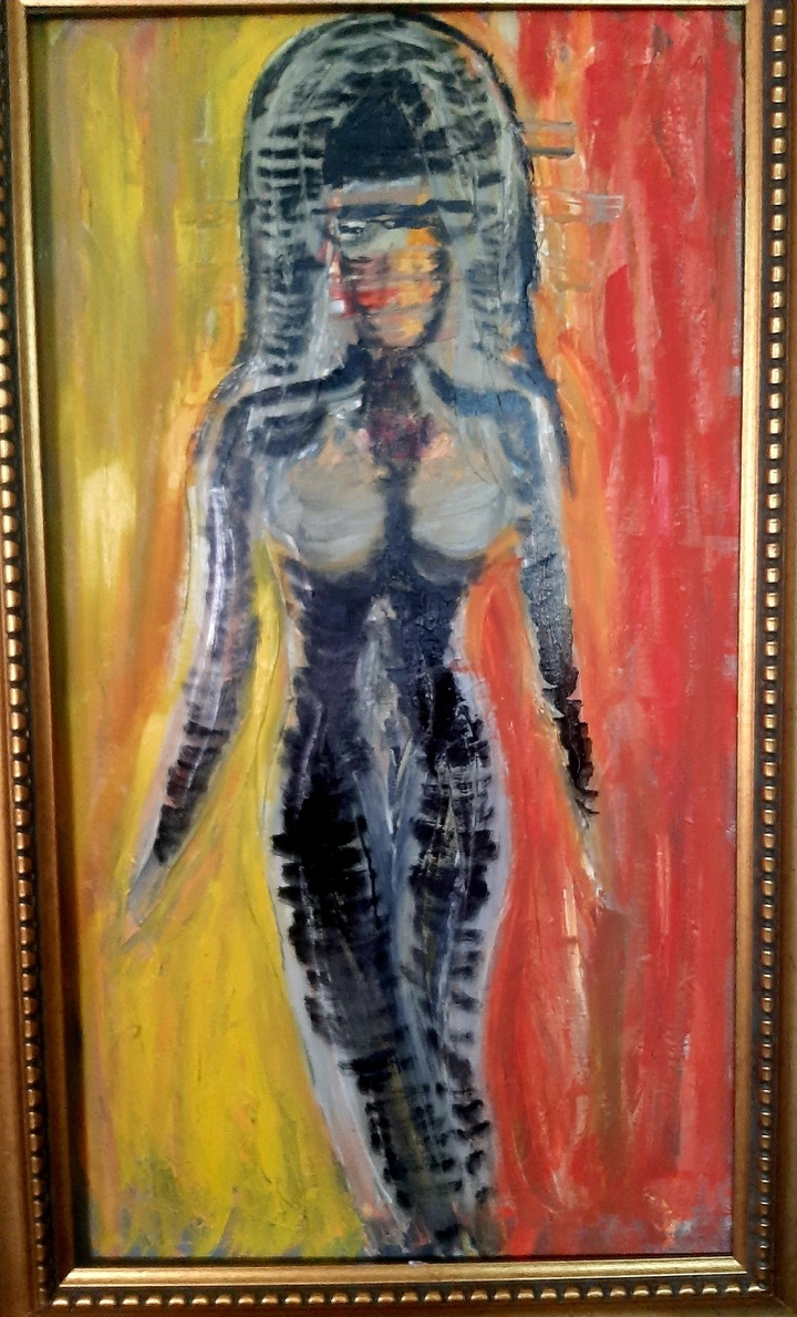 Анатолий Лютенко. Холст , масло. "НЕФЕРТИТИ"