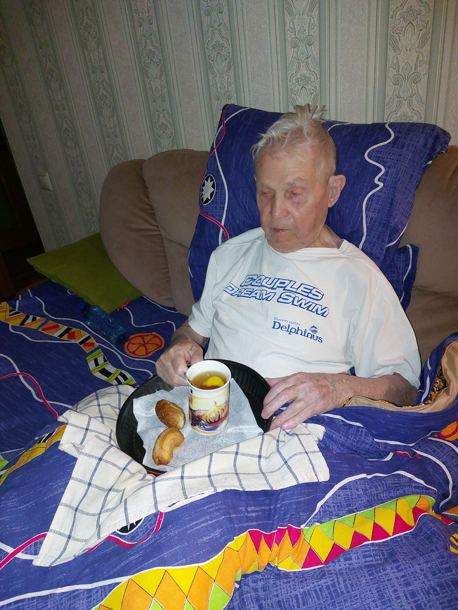 Григорич накануне поездки в больницу