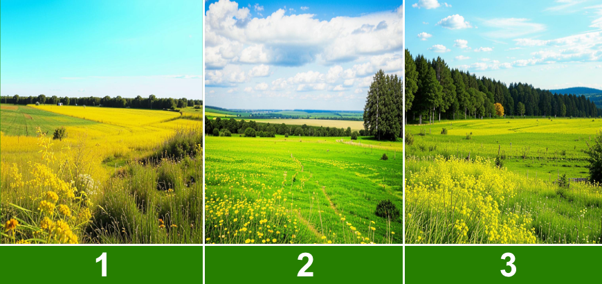Выберите пейзаж