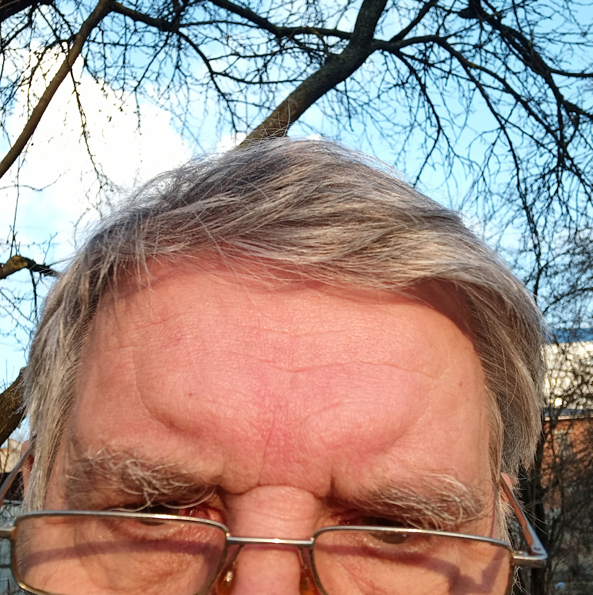 Какое небо голубое. 😘