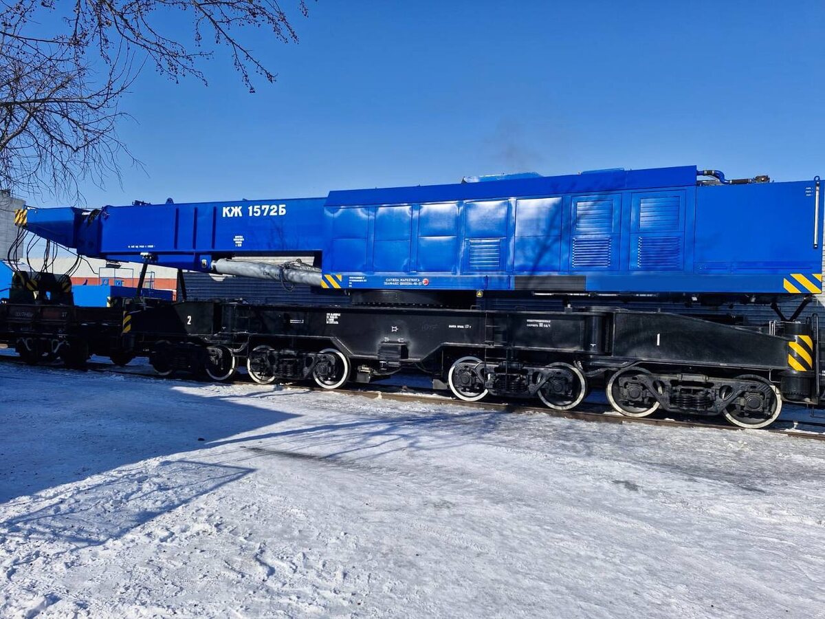 Железнодорожный кран КЖ-1572Б. Источник: КТЖ