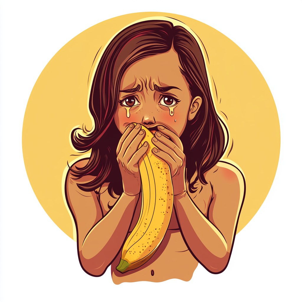 Плачу на банан, так бывает. А это просто иллюстрация