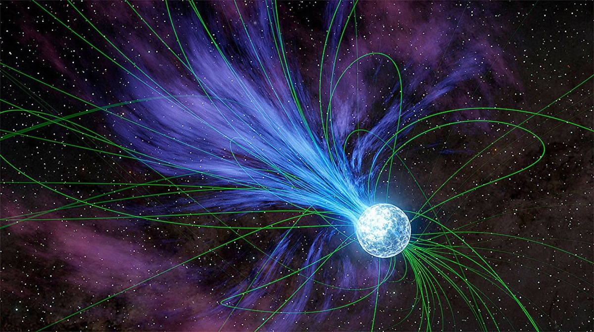    Магнетар в космосе.